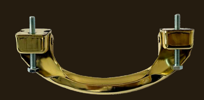 Poignée dorée en métal