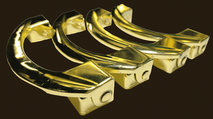 Poignée dorée en métal