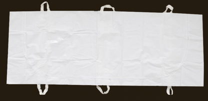 Housse de transport en PVC blanc opaque avec fermeture en U et 6 poignées renforcées avec capacité 180 kg