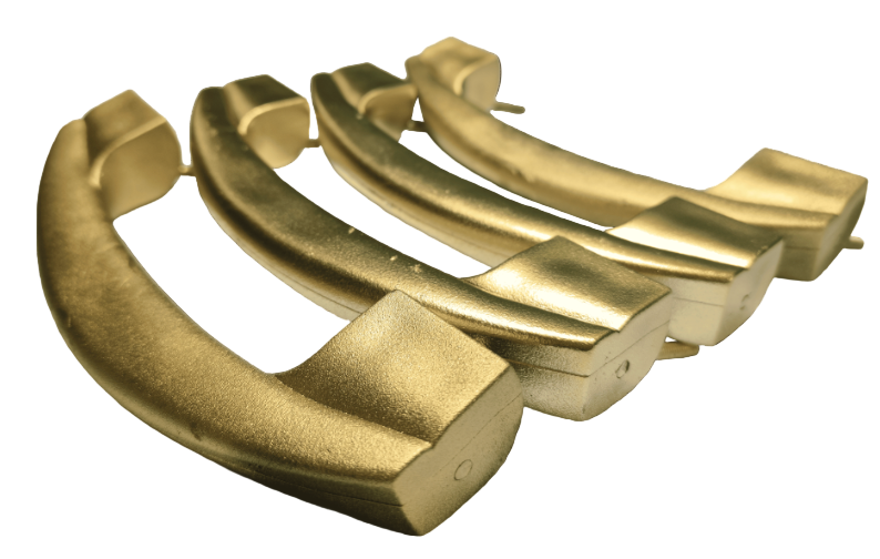 Poignée dorée en plastique, finition brillante et design classique lot de 4 ou unité 